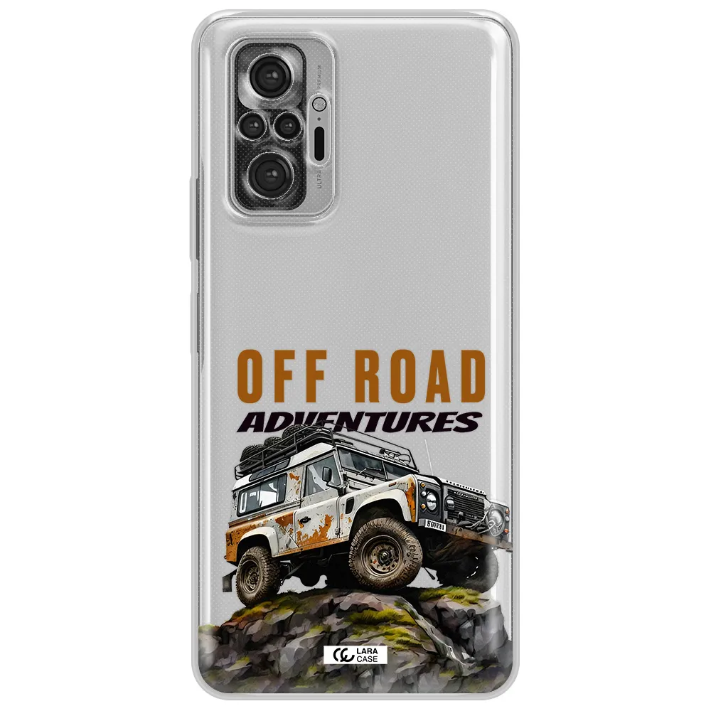 A Car With Rust On Top Xiaomi Note 10 Pro Clear Tpu Case