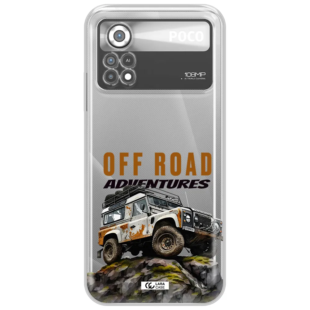 A Car With Rust On Top Xiaomi Poco X4 Pro Clear Tpu Case