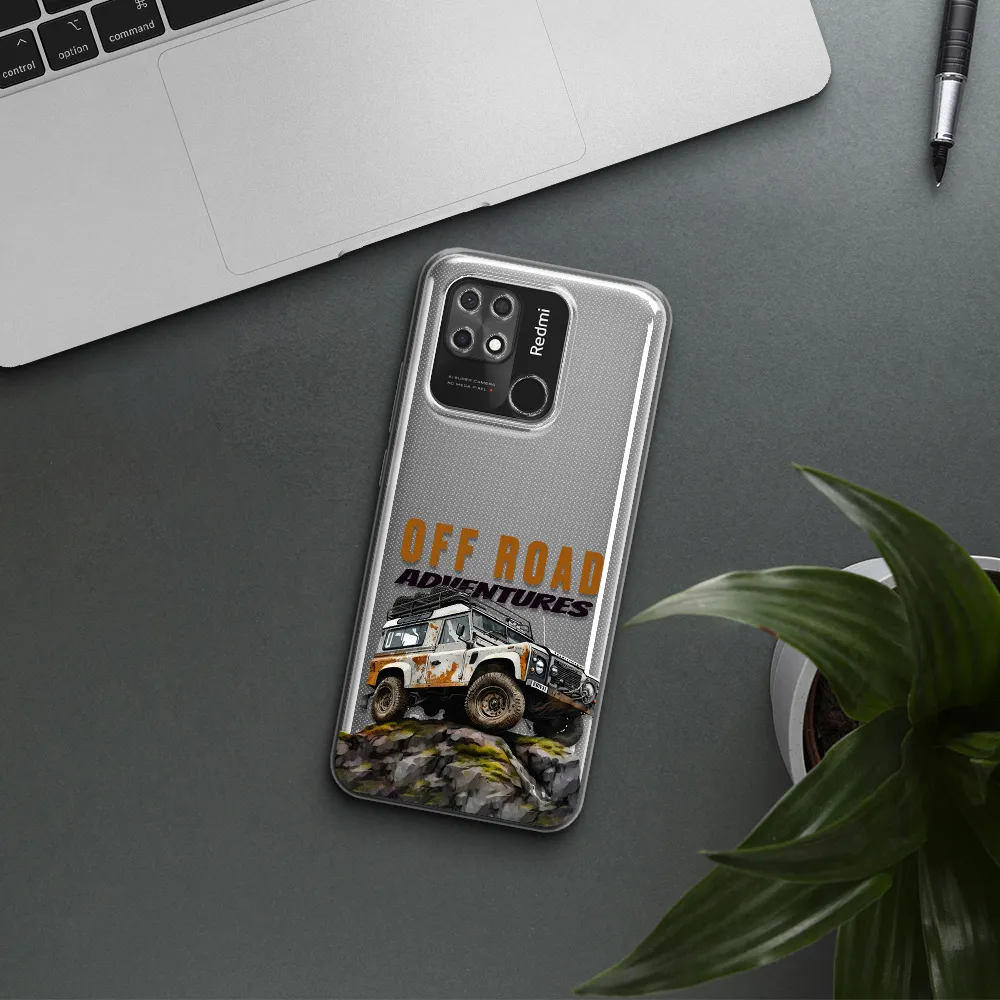 A Car With Rust On Top Xiaomi Redmi 10C Clear Tpu Case