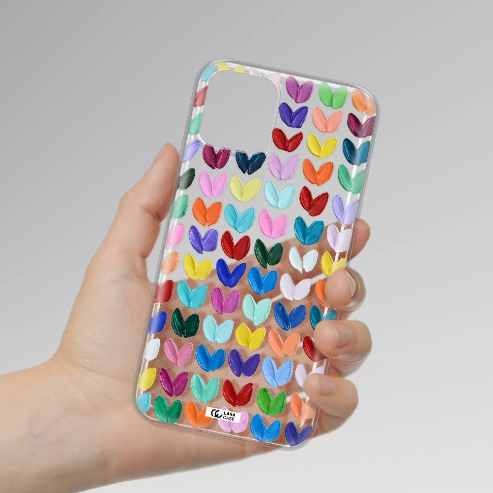 A Close Up Of A Color Palette Apple Iphone 11 Pro Max Clear Tpu Case