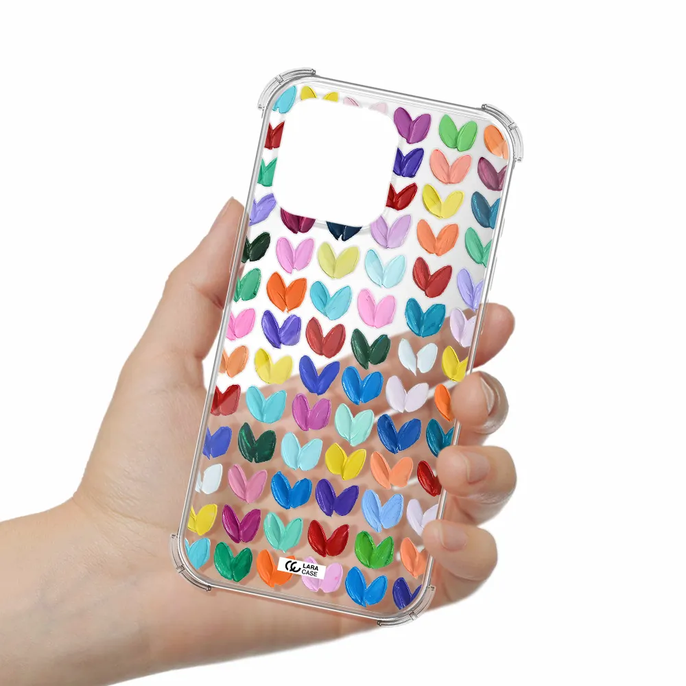 A Close Up Of A Color Palette Apple Iphone 16 Pro Max Clear Pc Case