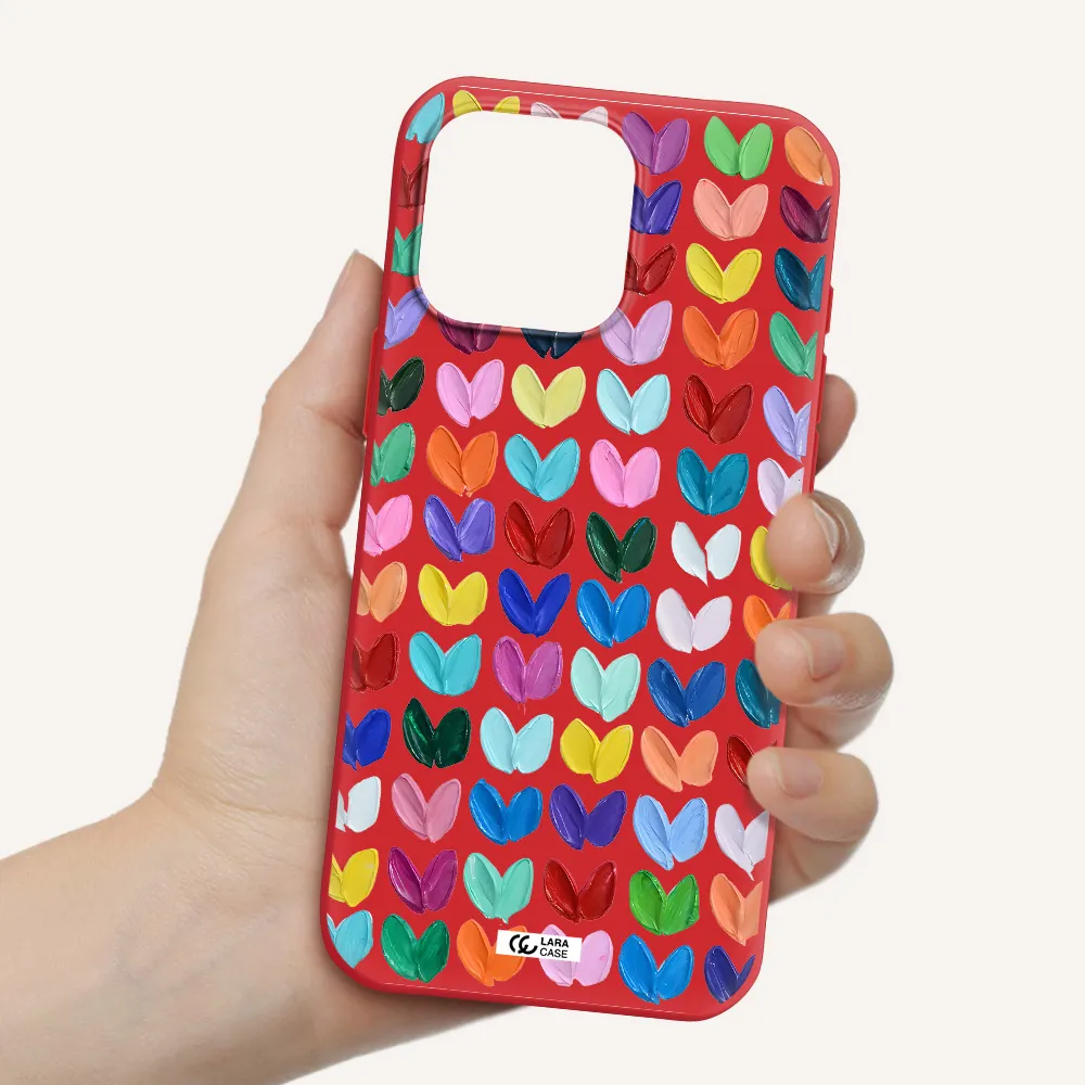 A Close Up Of A Color Palette Apple Iphone 16 Pro Max Silicone Stone Case