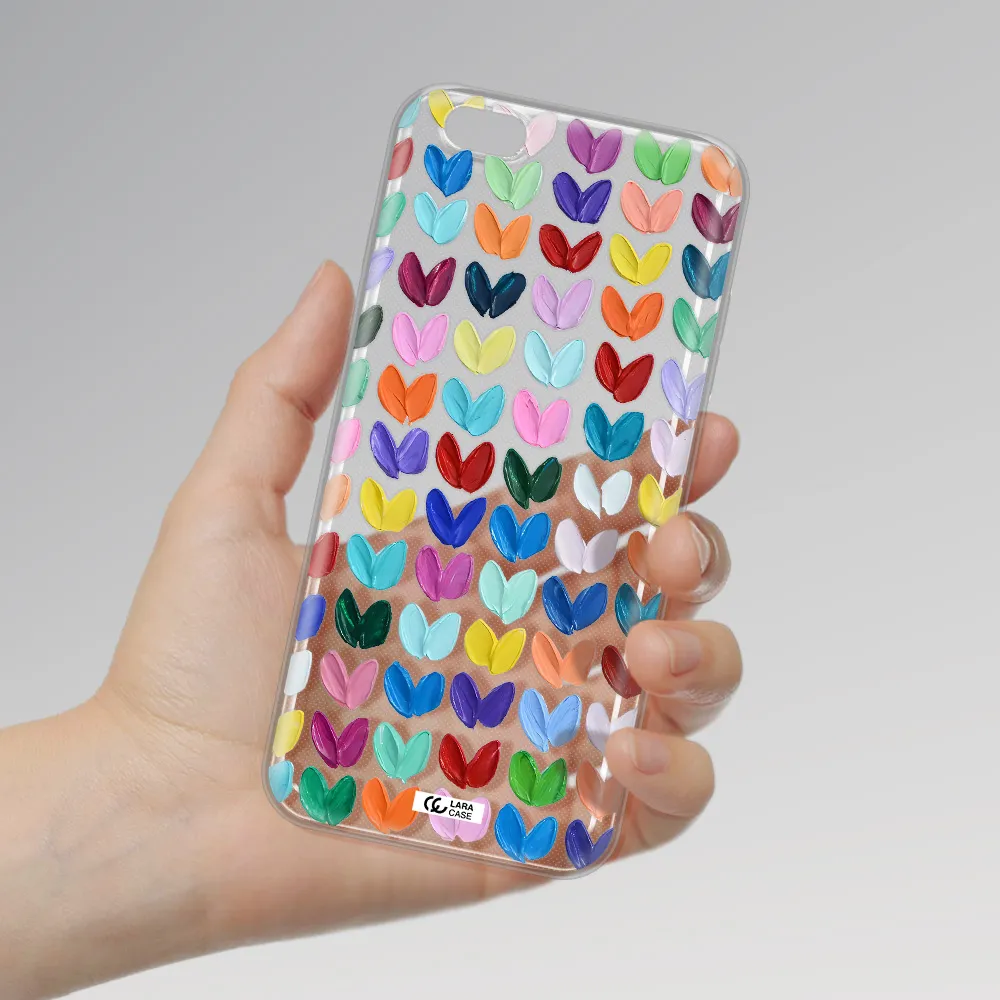 A Close Up Of A Color Palette Apple Iphone 6 S Plus Clear Tpu Case