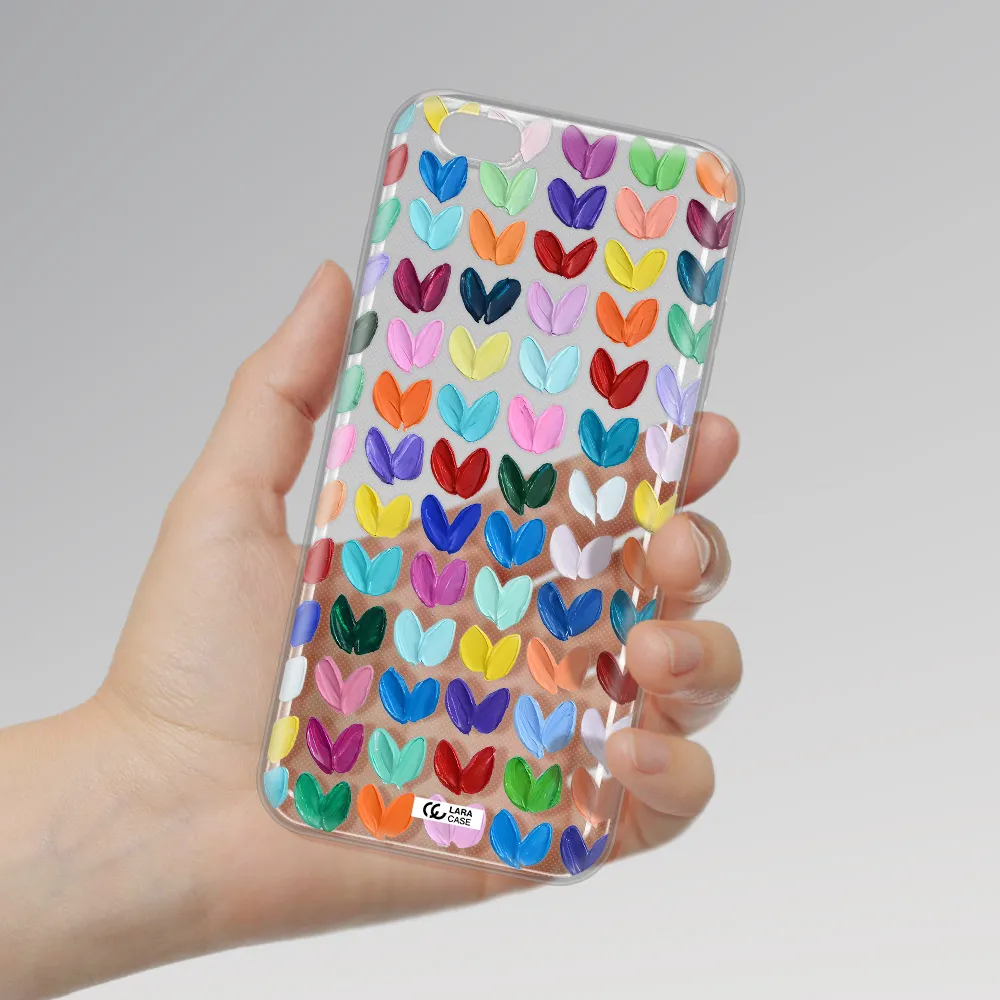 A Close Up Of A Color Palette Apple Iphone 6S Clear Tpu Case