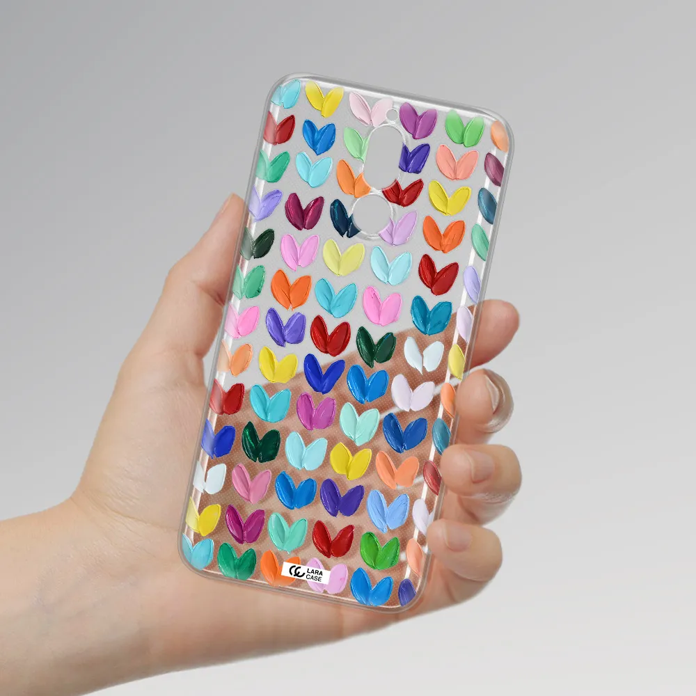 A Close Up Of A Color Palette Huawei Mate 10 Lite Clear Tpu Case