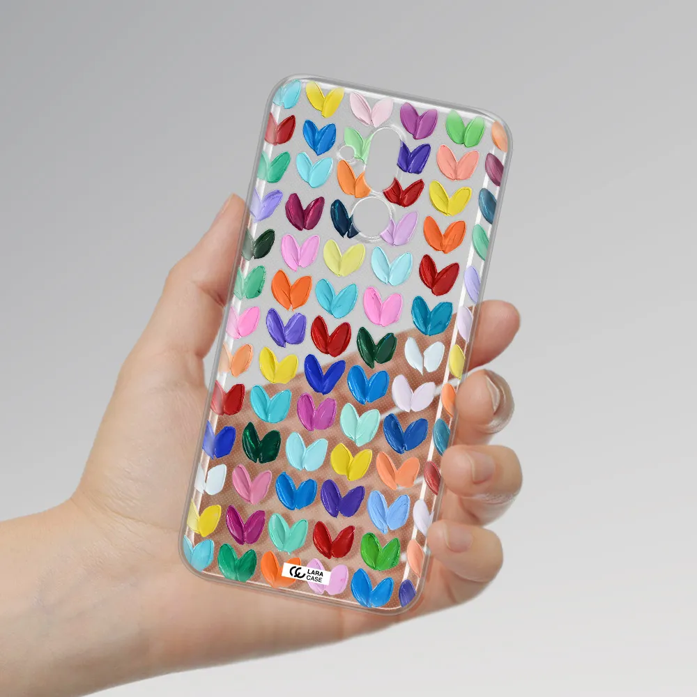 A Close Up Of A Color Palette Huawei Mate 20 Lite Clear Tpu Case
