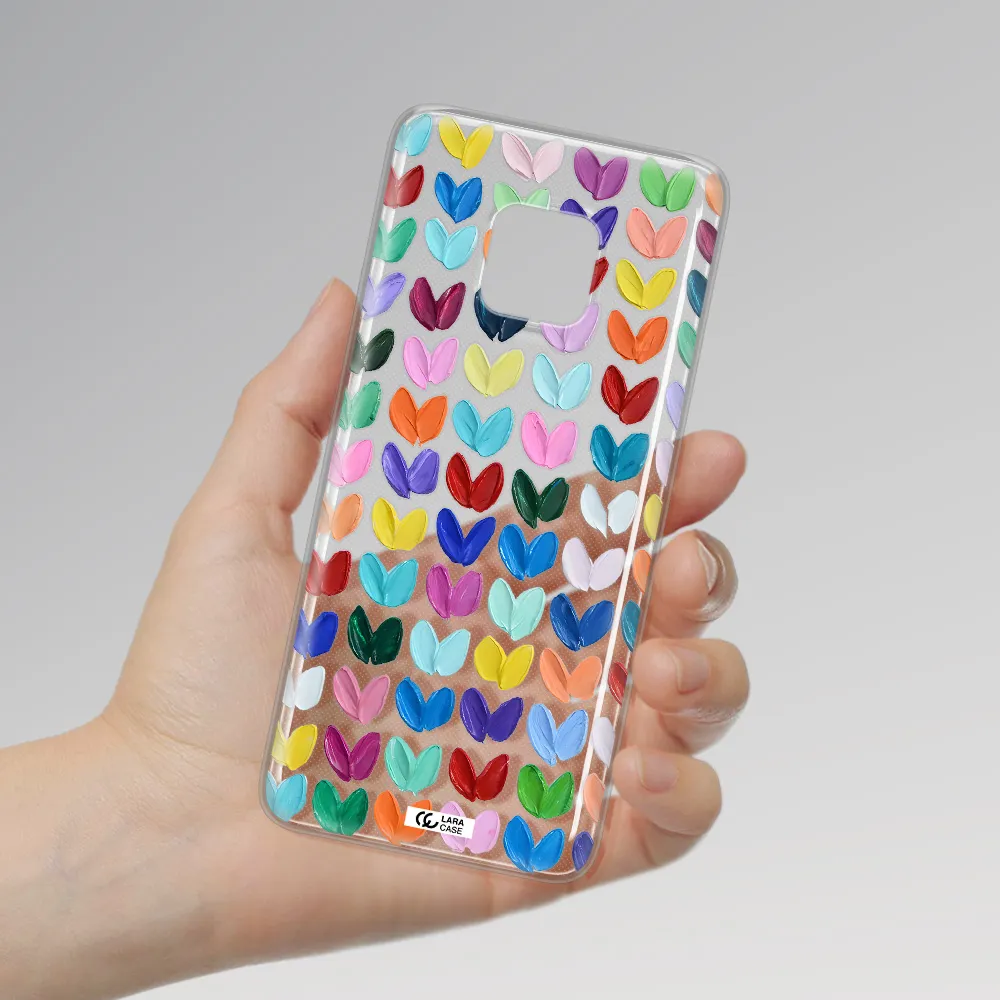 A Close Up Of A Color Palette Huawei Mate 20 Pro Clear Tpu Case