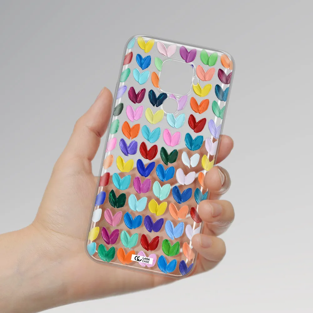 A Close Up Of A Color Palette Huawei Mate 30 Lite Clear Tpu Case