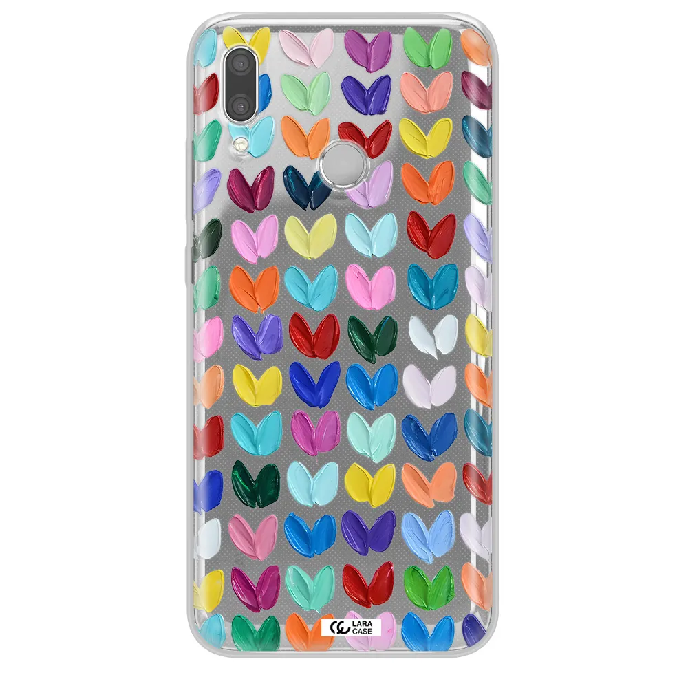 A Close Up Of A Color Palette Huawei P Smart 2019 Clear Tpu Case
