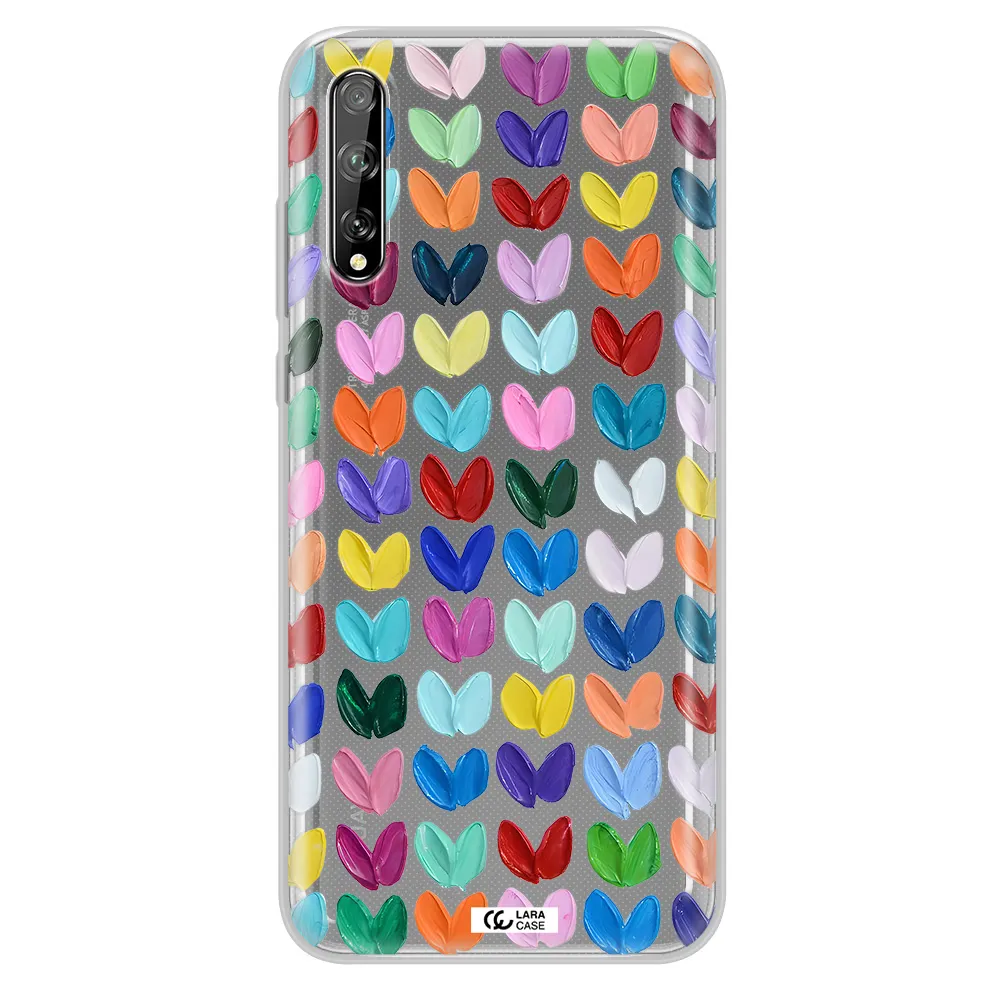 A Close Up Of A Color Palette Huawei P Smart S Clear Tpu Case