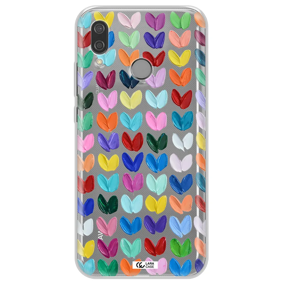 A Close Up Of A Color Palette Huawei P20 Lite Clear Tpu Case