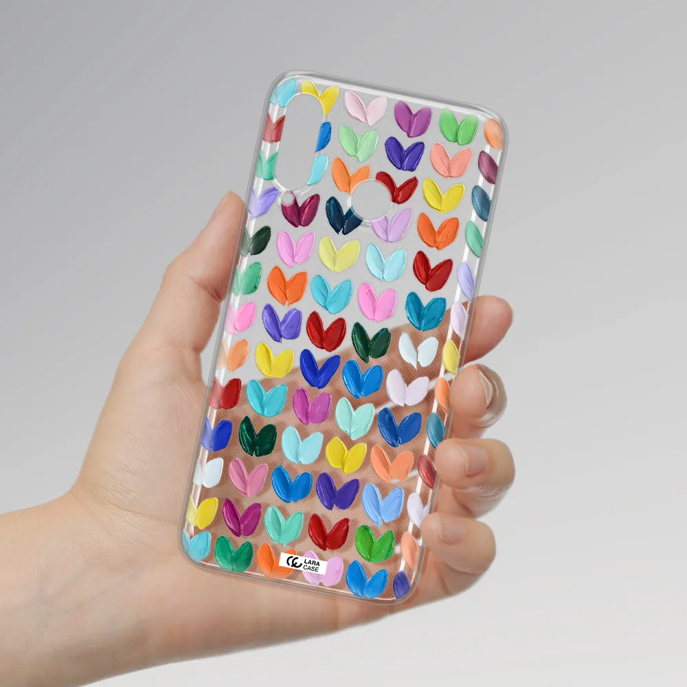 A Close Up Of A Color Palette Huawei P30 Lite Clear Tpu Case