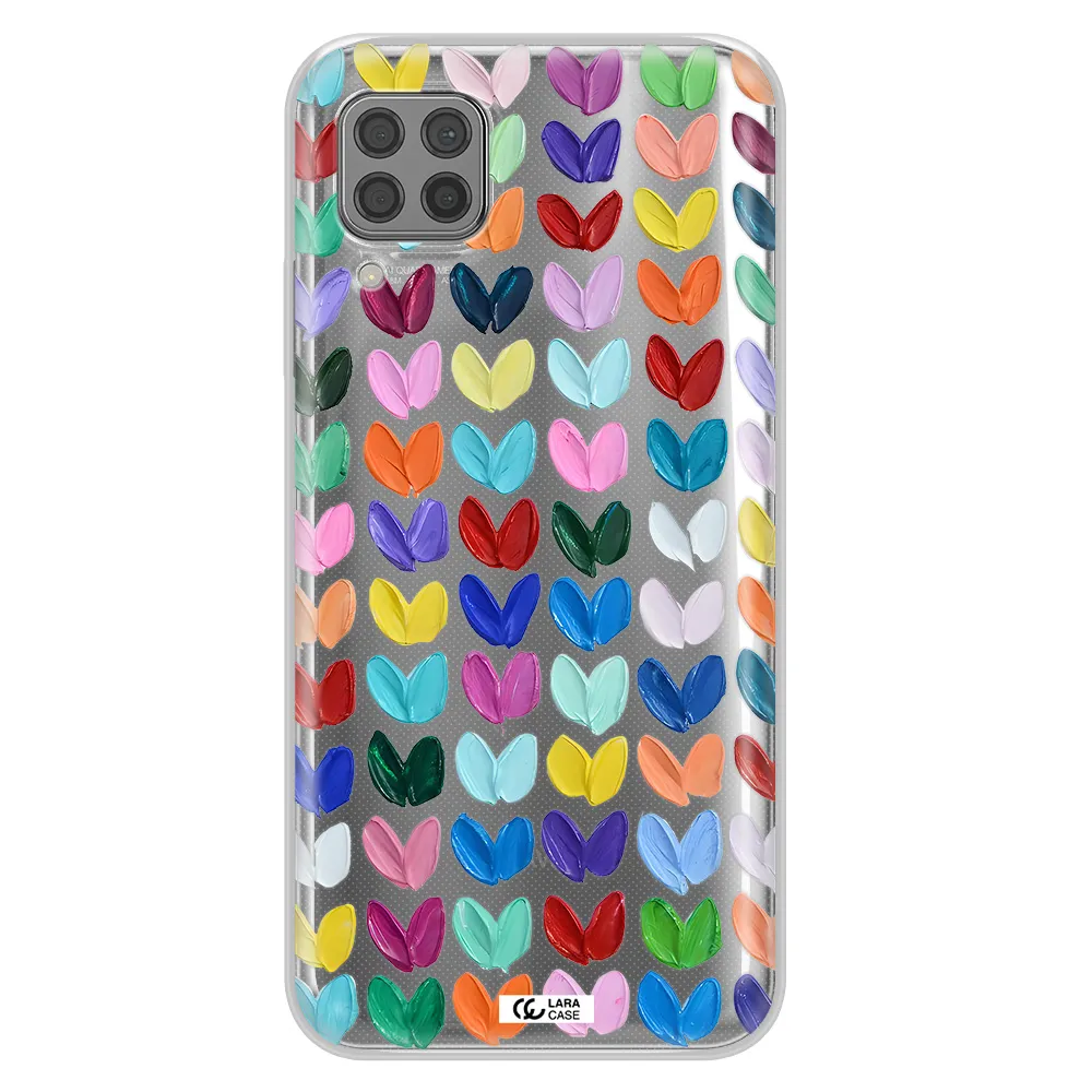A Close Up Of A Color Palette Huawei P40 Lite Clear Tpu Case