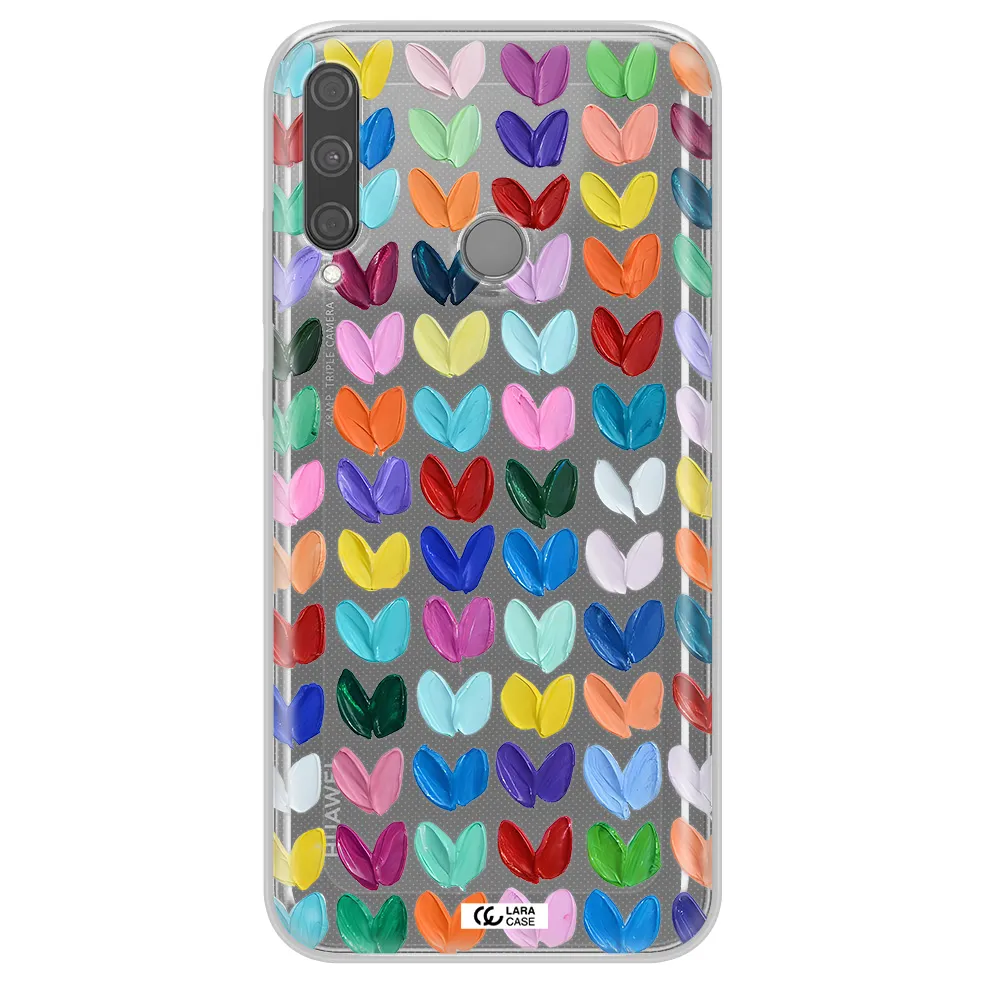 A Close Up Of A Color Palette Huawei P40 Lite E Clear Tpu Case