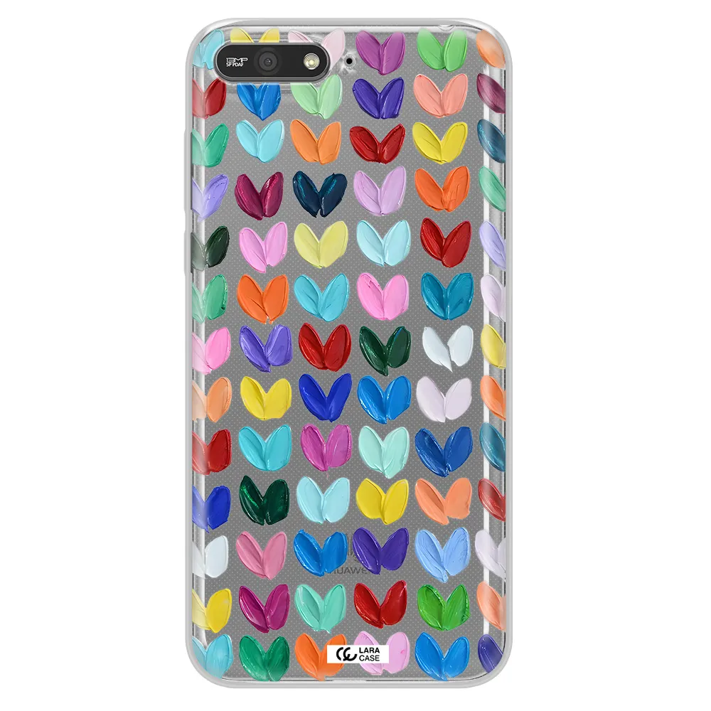 A Close Up Of A Color Palette Huawei Y6 2018 Clear Tpu Case