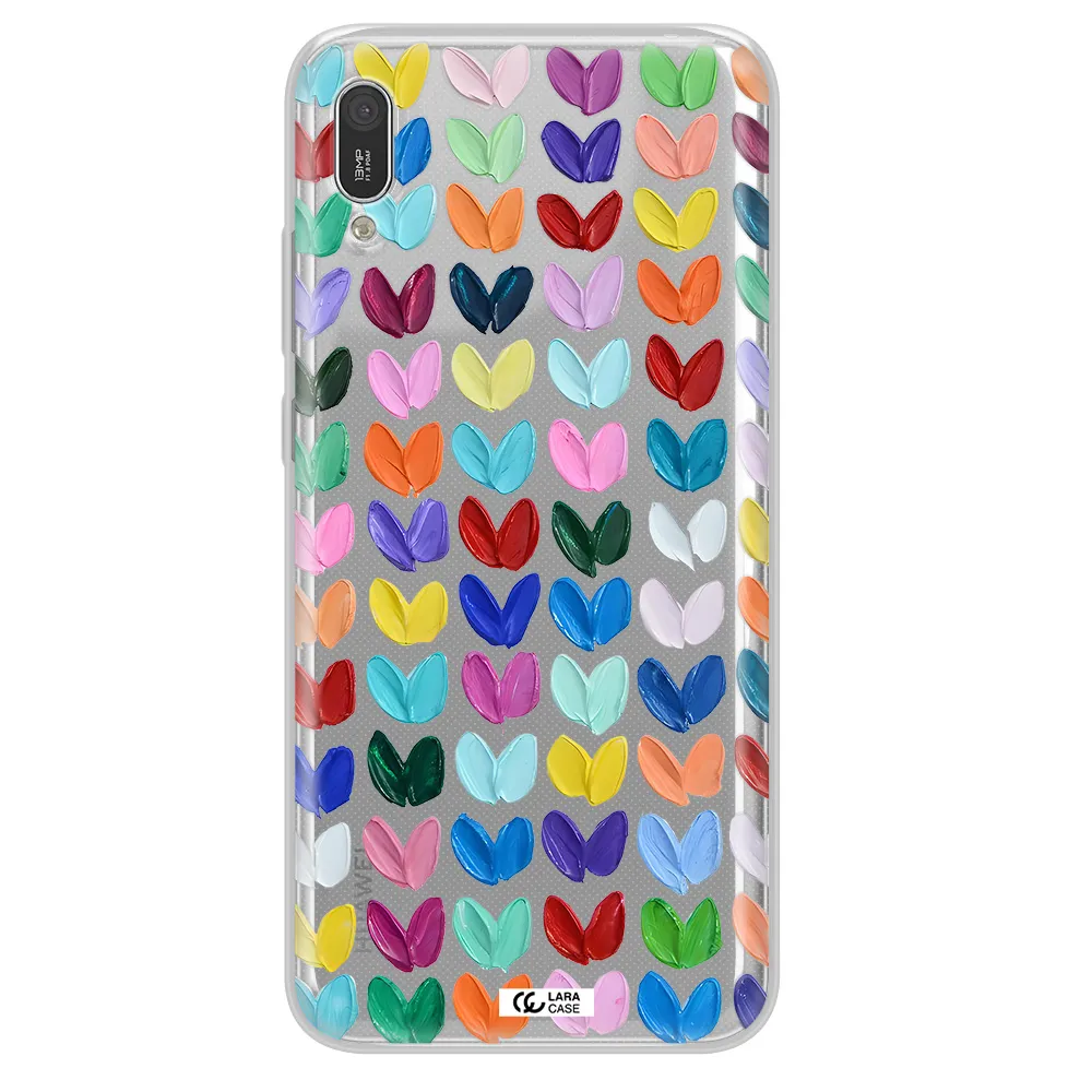A Close Up Of A Color Palette Huawei Y6 Pro 2019 Clear Tpu Case