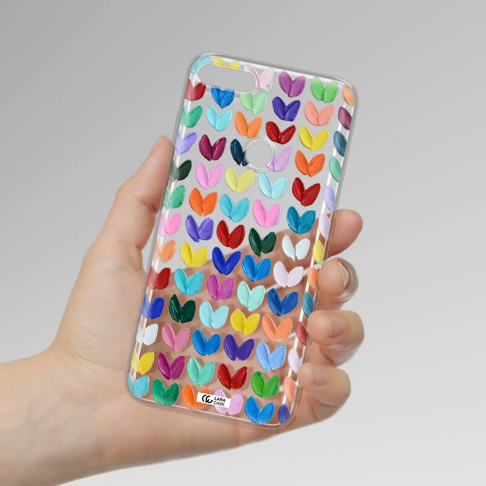 A Close Up Of A Color Palette Huawei Y7 2018 Clear Tpu Case