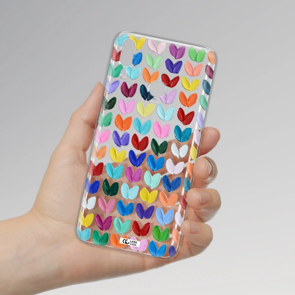 A Close Up Of A Color Palette Huawei Y7 2019 Clear Tpu Case
