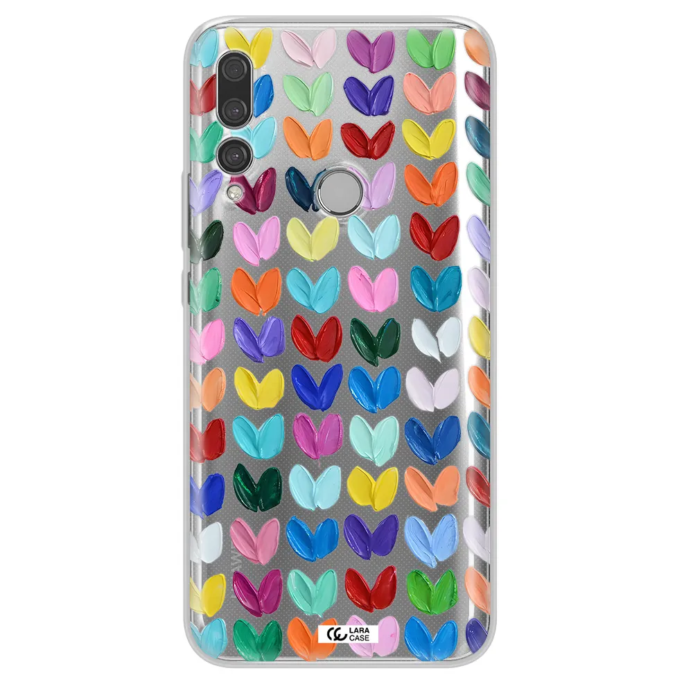 A Close Up Of A Color Palette Huawei Y9 Prime 2019 Clear Tpu Case