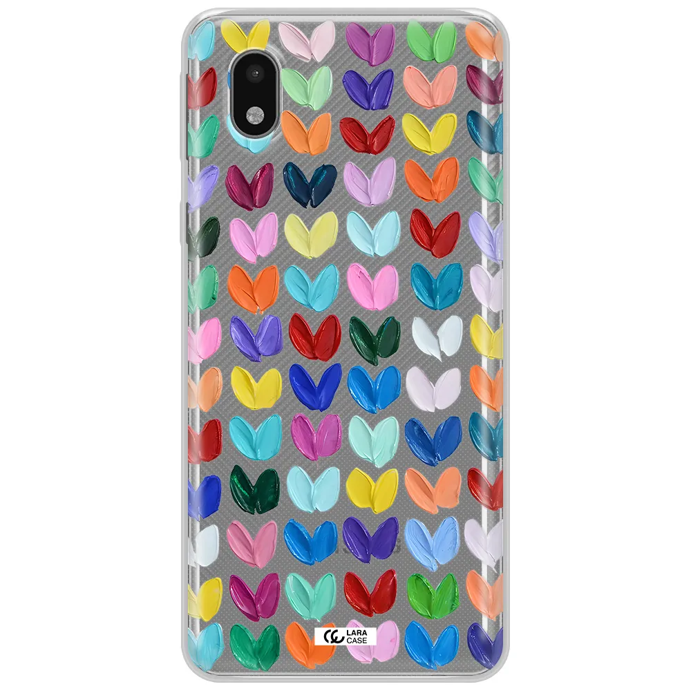 A Close Up Of A Color Palette Samsung A01 Core Clear Tpu Case