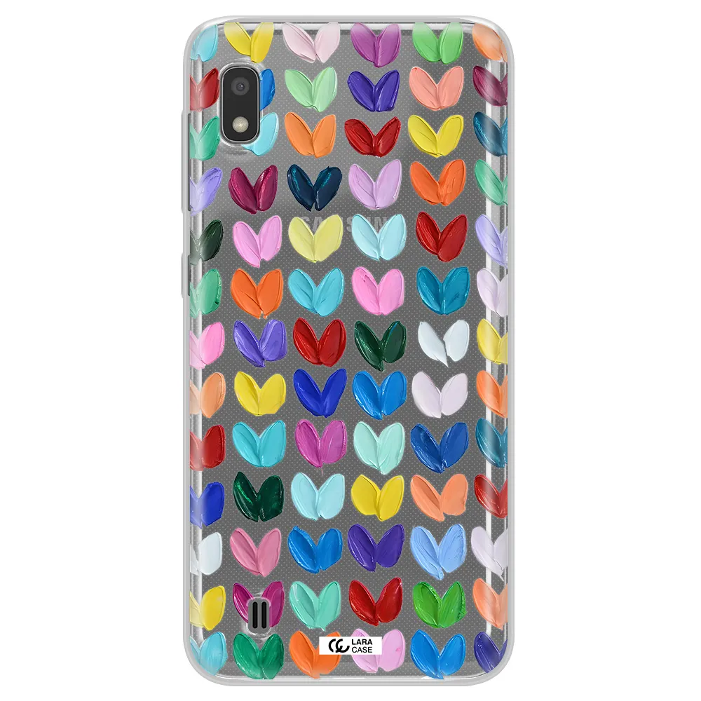 A Close Up Of A Color Palette Samsung A10 Clear Tpu Case