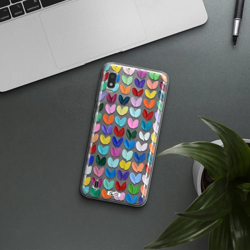 A Close Up Of A Color Palette Samsung A10 Clear Tpu Case