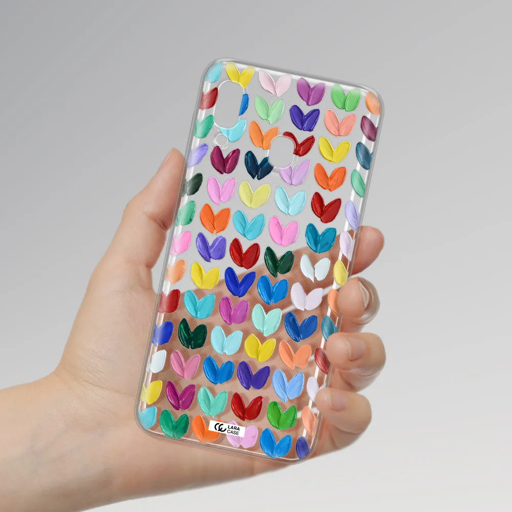 A Close Up Of A Color Palette Samsung A20 Clear Tpu Case