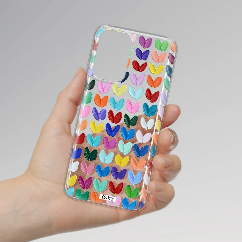 A Close Up Of A Color Palette Samsung A23 Clear Tpu Case