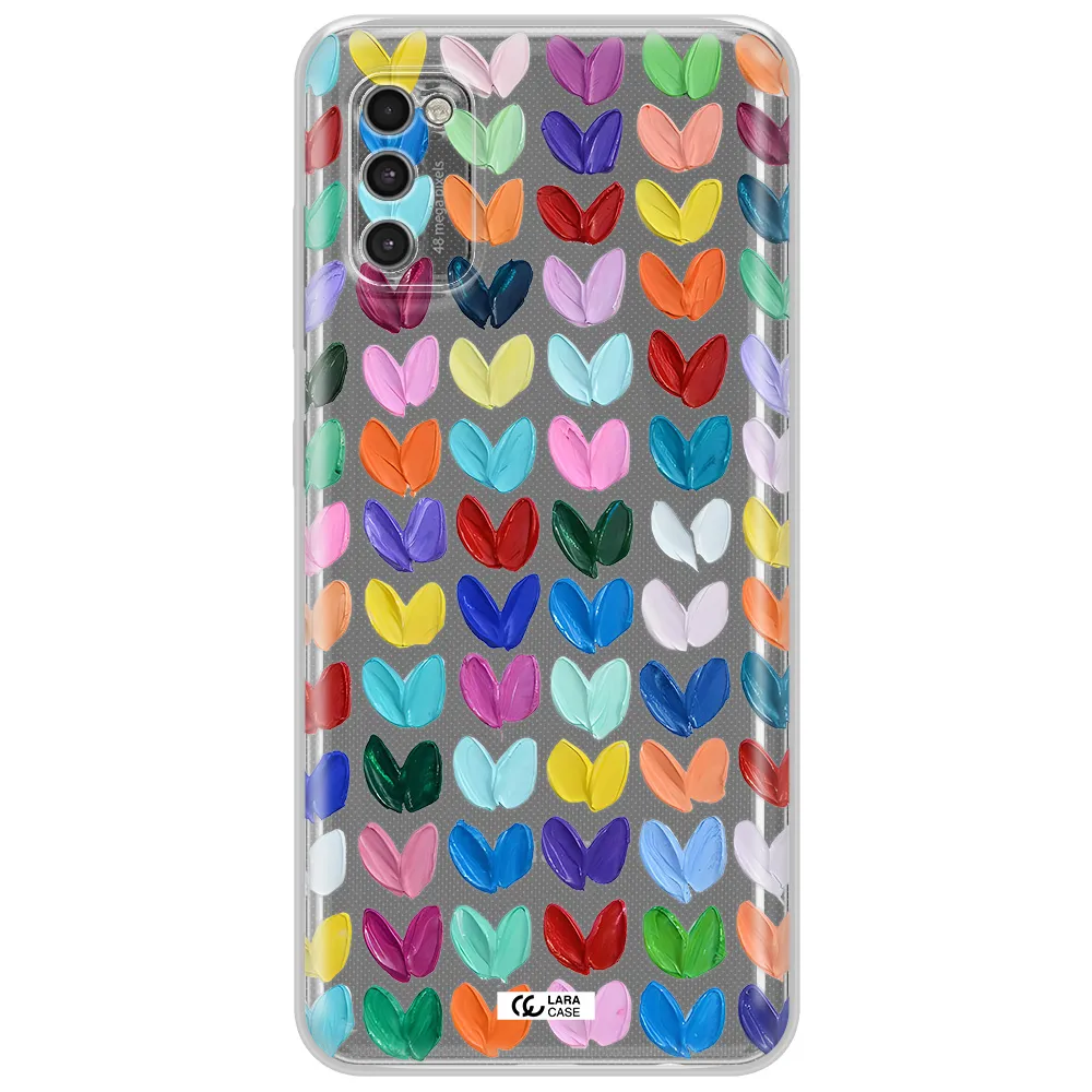 A Close Up Of A Color Palette Samsung A41 Clear Tpu Case