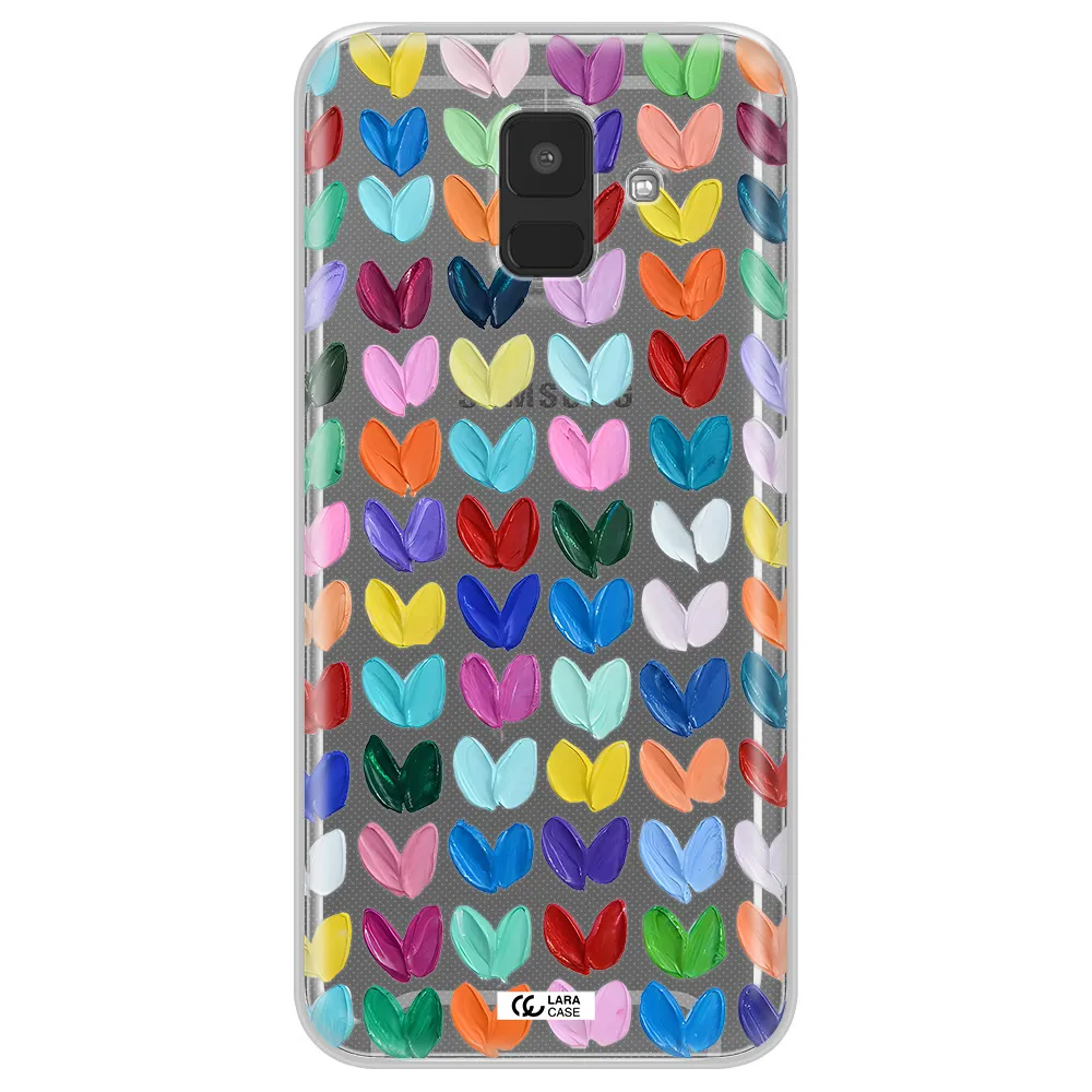 A Close Up Of A Color Palette Samsung A6 Clear Tpu Case