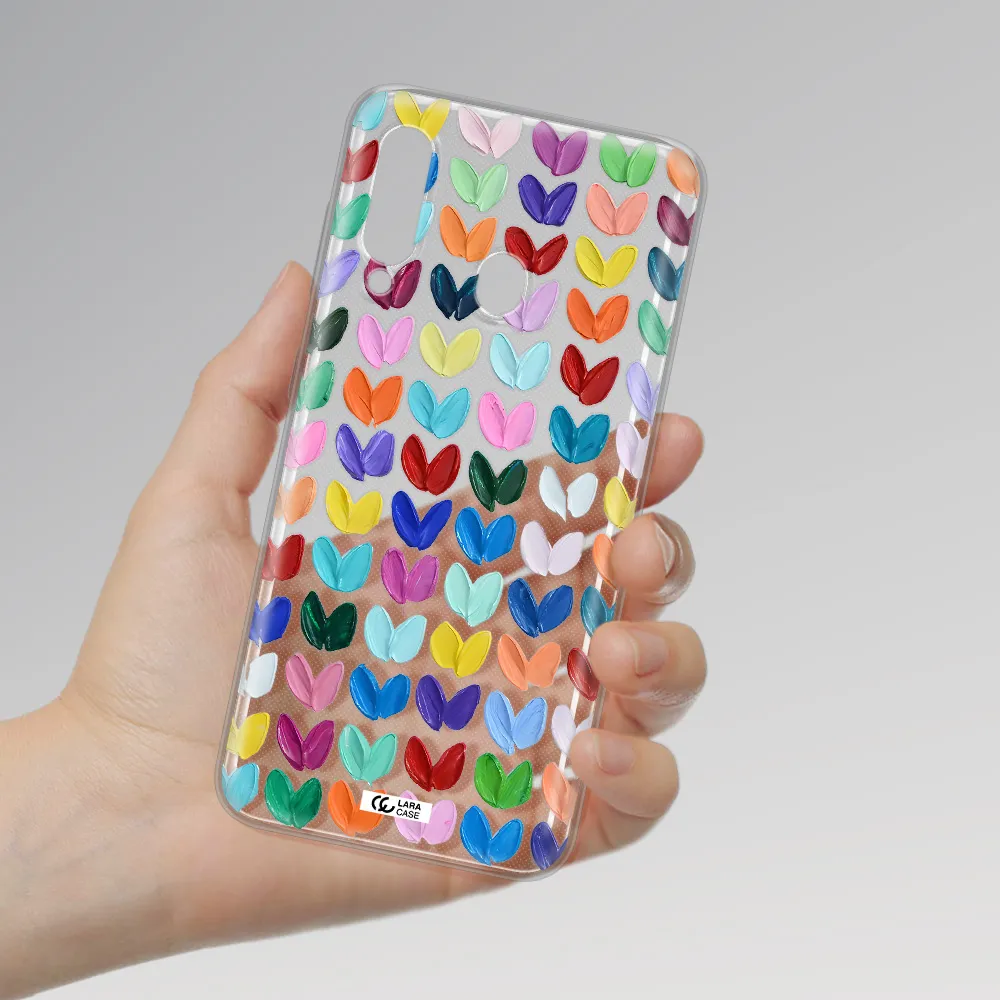 A Close Up Of A Color Palette Samsung A60 Clear Tpu Case