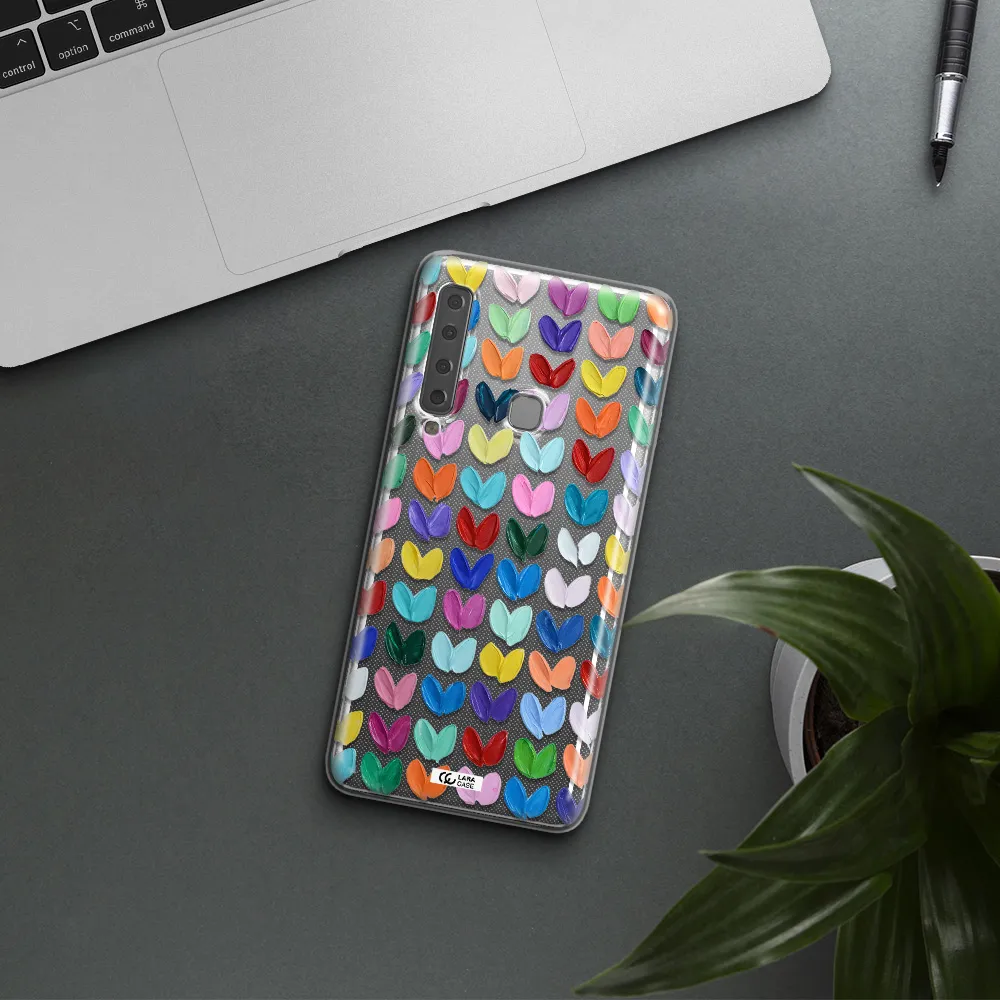 A Close Up Of A Color Palette Samsung A9 2018 Clear Tpu Case