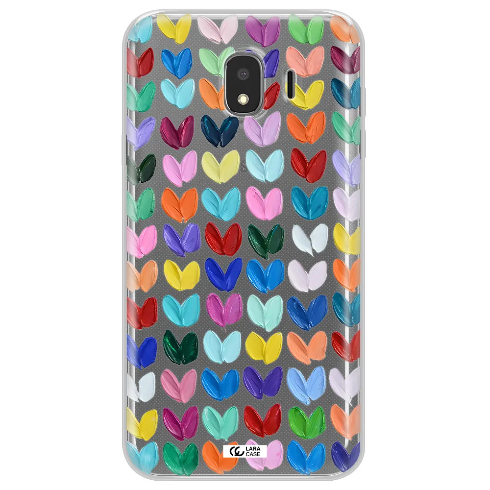 A Close Up Of A Color Palette Samsung J4 Clear Tpu Case