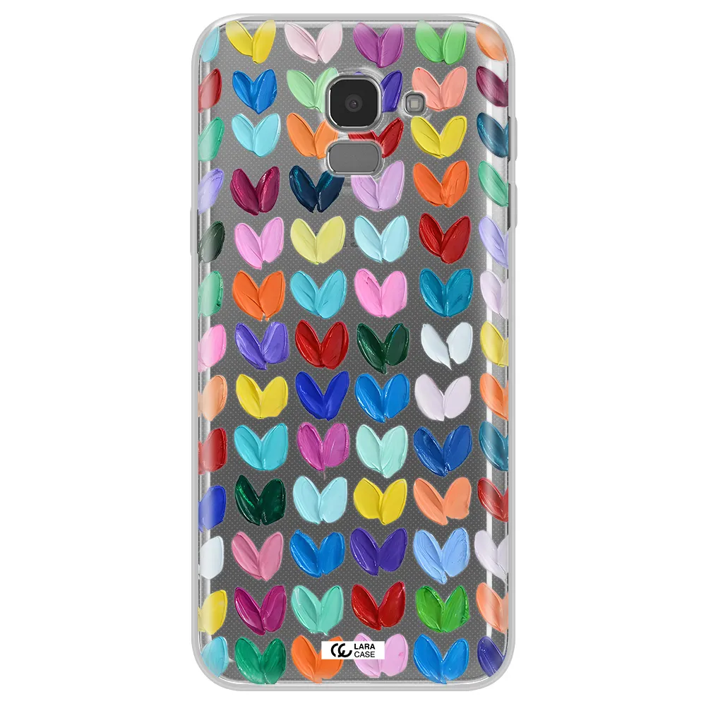 A Close Up Of A Color Palette Samsung J6 Clear Tpu Case