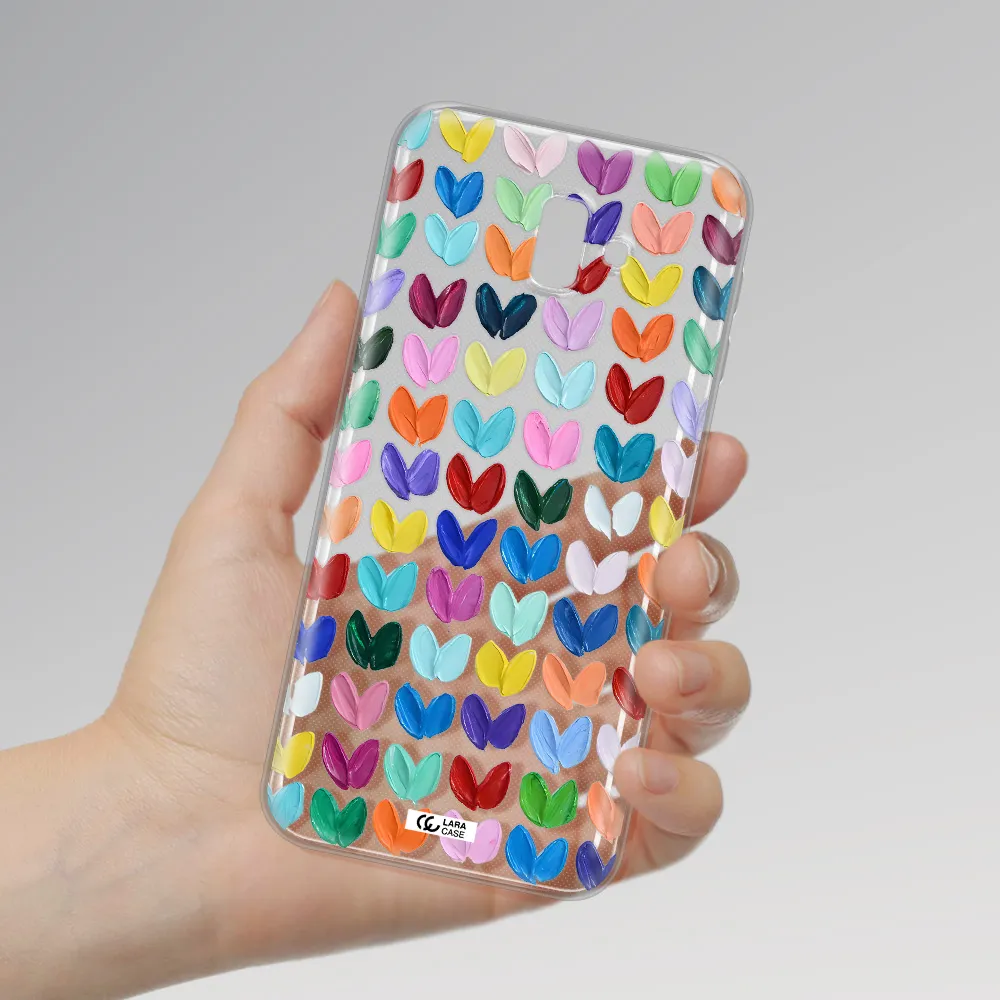 A Close Up Of A Color Palette Samsung J6 Plus Clear Tpu Case