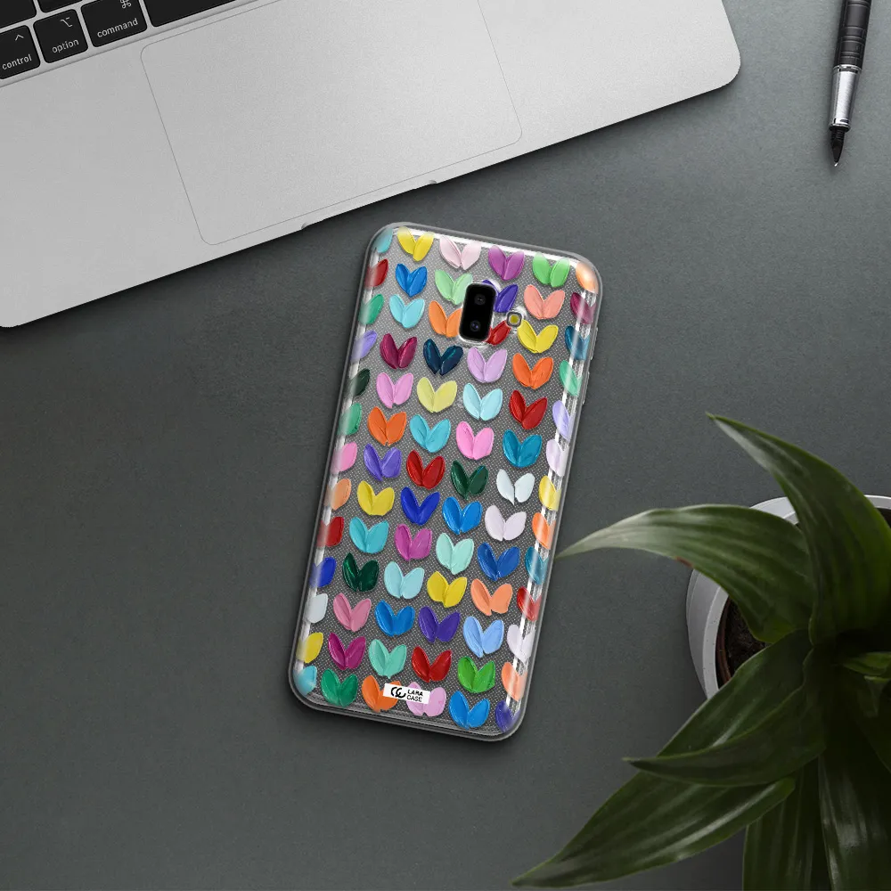 A Close Up Of A Color Palette Samsung J6 Plus Clear Tpu Case