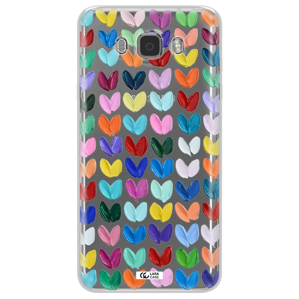 A Close Up Of A Color Palette Samsung J7 2016 Clear Tpu Case