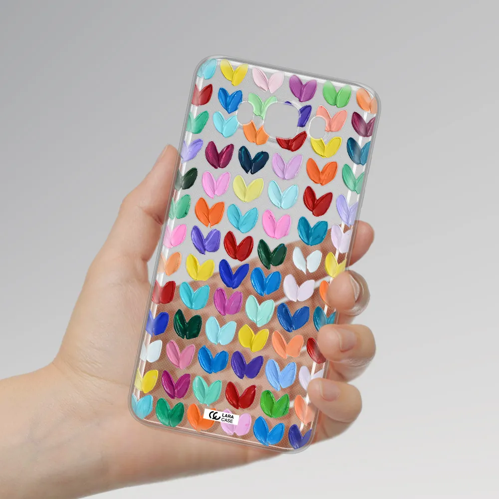 A Close Up Of A Color Palette Samsung J7 2016 Clear Tpu Case