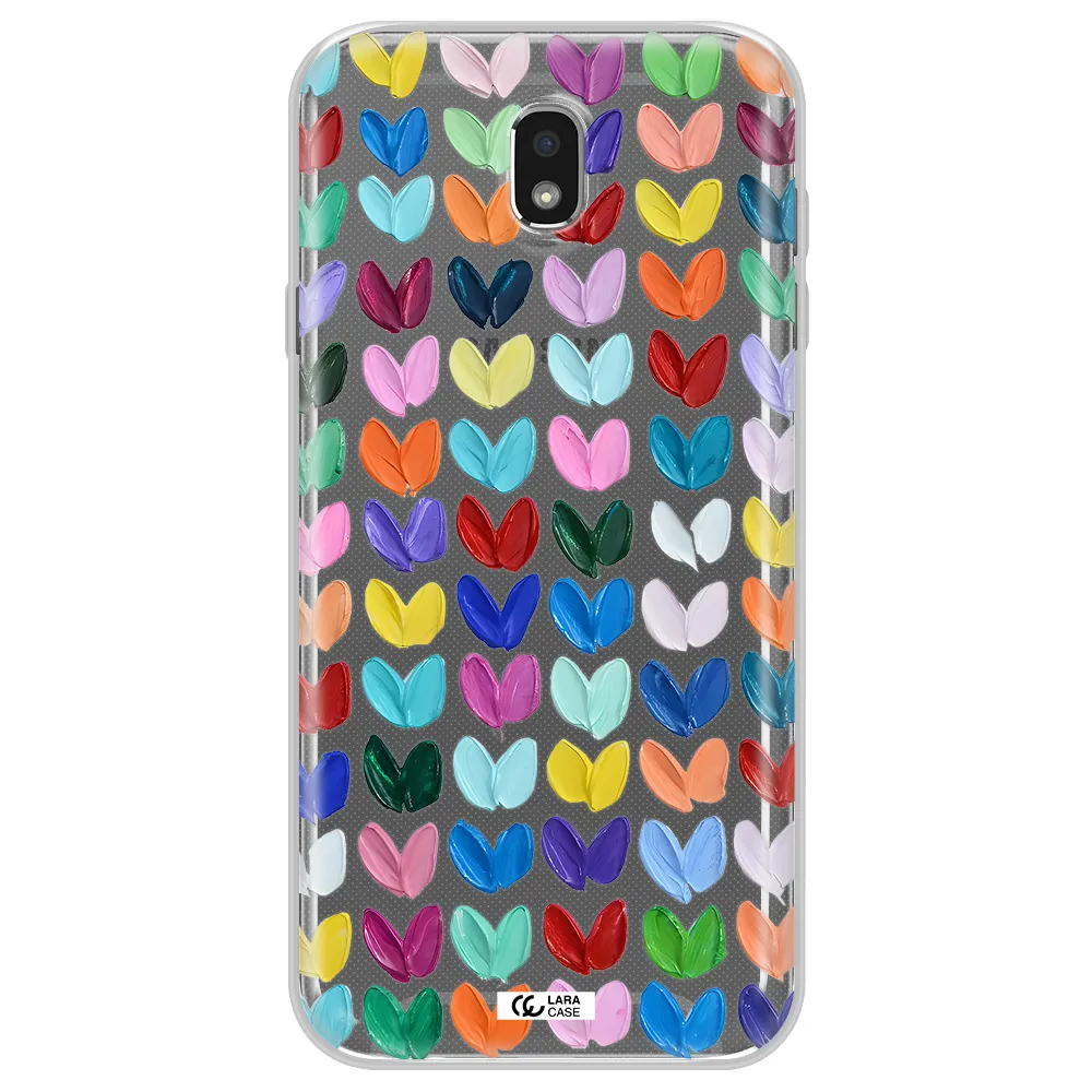A Close Up Of A Color Palette Samsung J7 Pro Clear Tpu Case