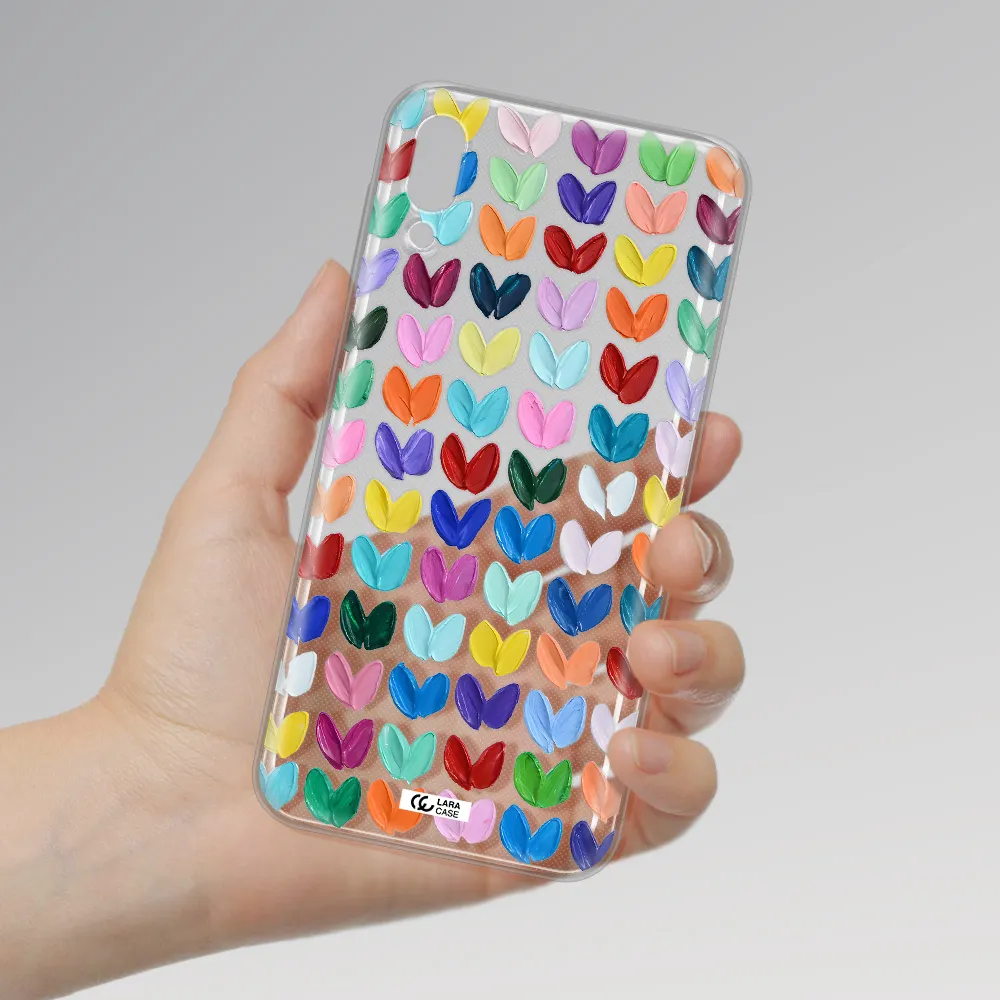 A Close Up Of A Color Palette Samsung M10 Clear Tpu Case