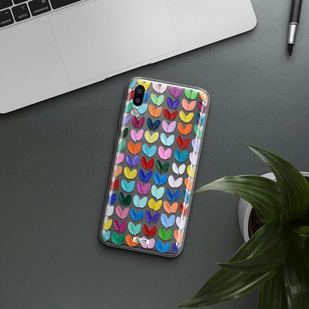 A Close Up Of A Color Palette Samsung M10 Clear Tpu Case