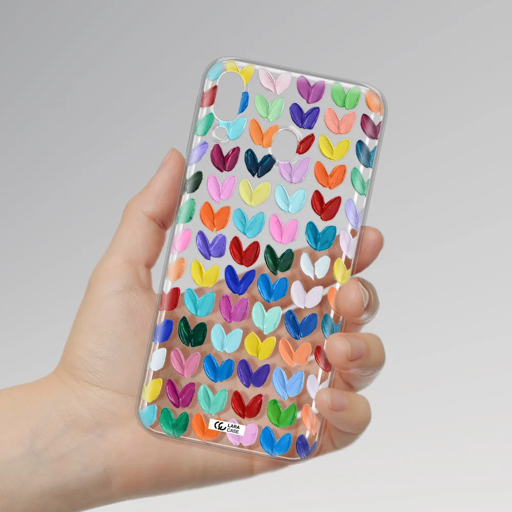 A Close Up Of A Color Palette Samsung M20 Clear Tpu Case