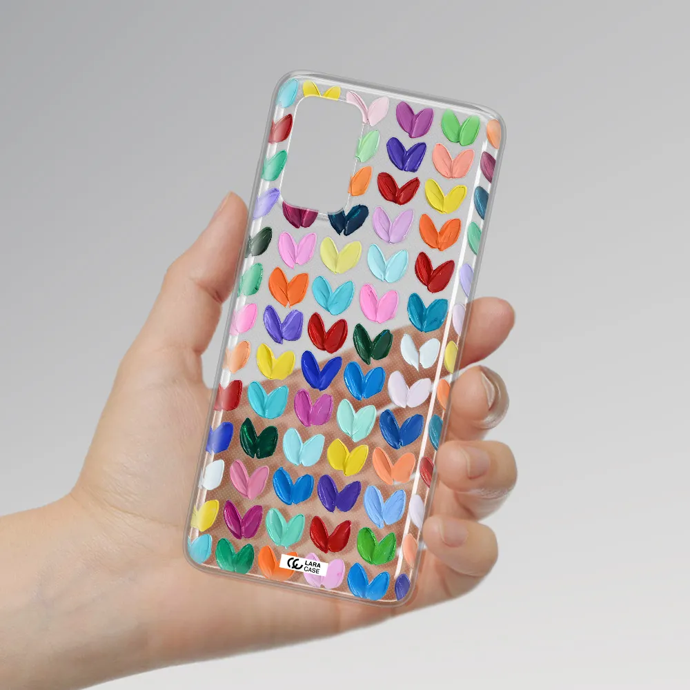 A Close Up Of A Color Palette Samsung S 20 Plus Clear Tpu Case