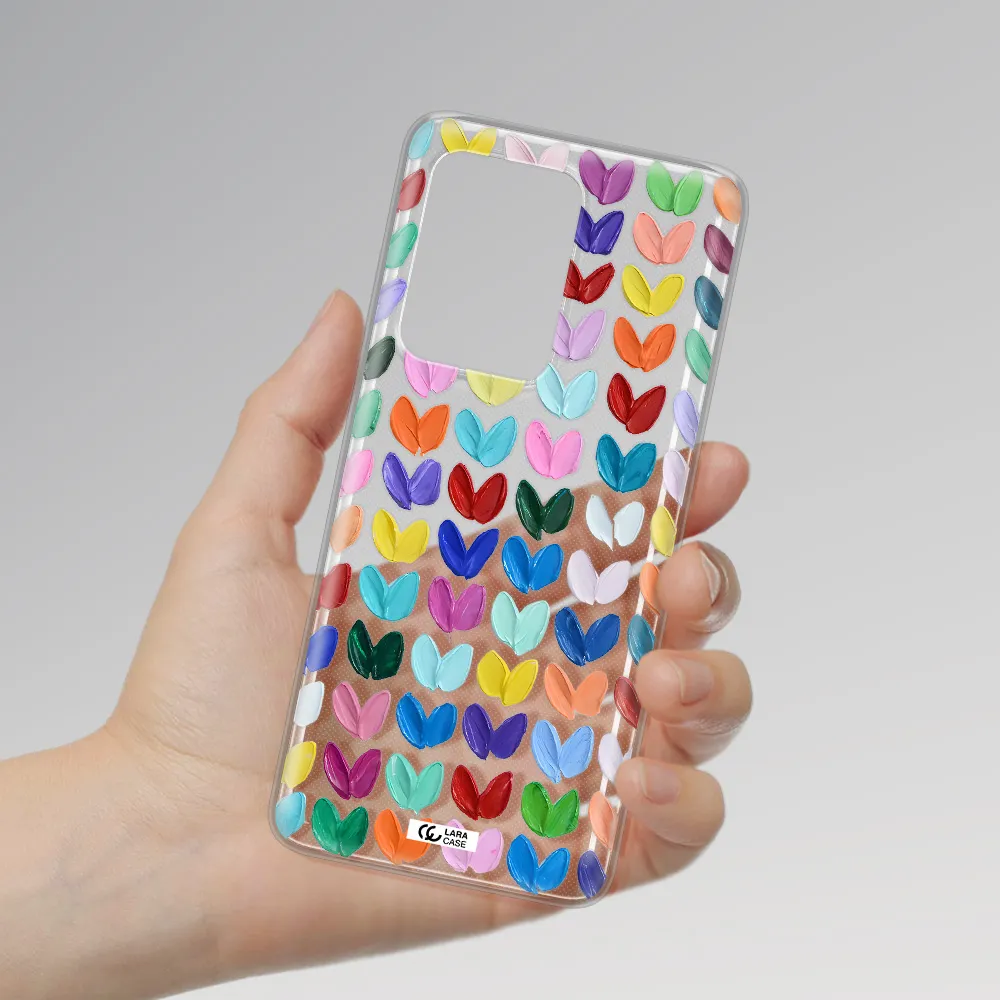 A Close Up Of A Color Palette Samsung S20 Ultra Clear Tpu Case