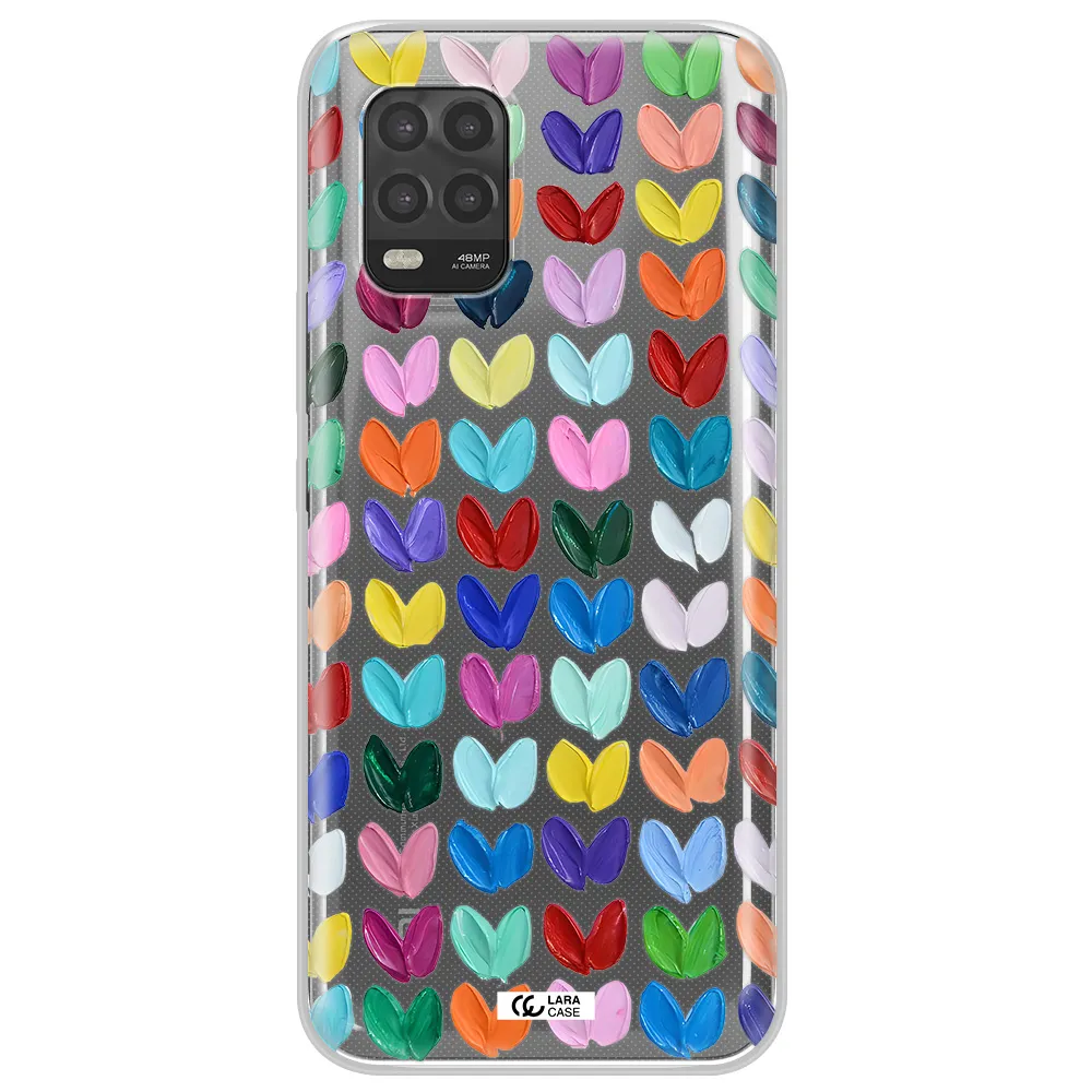 A Close Up Of A Color Palette Xiaomi Mi 10 Lite Clear Tpu Case