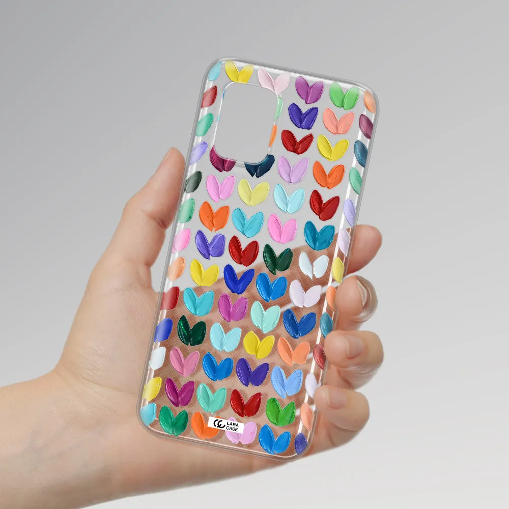 A Close Up Of A Color Palette Xiaomi Mi 10 Lite Clear Tpu Case