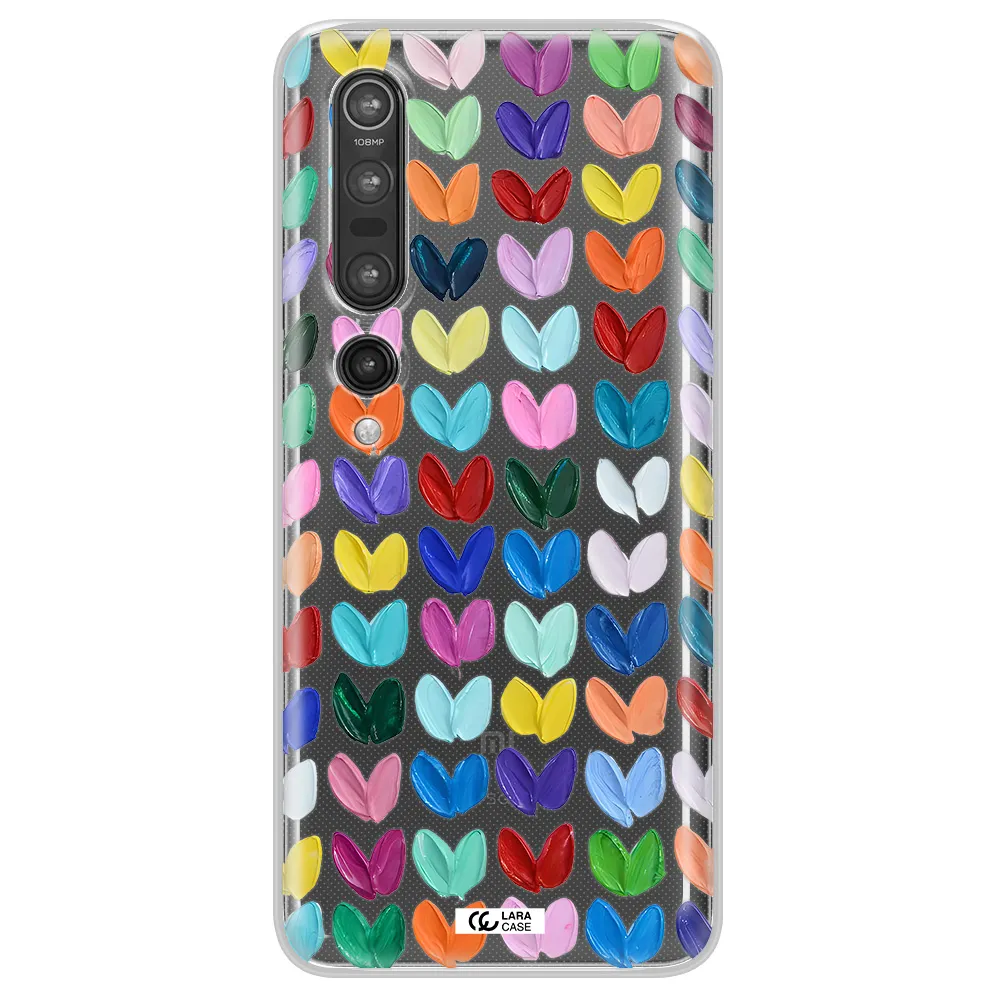 A Close Up Of A Color Palette Xiaomi Mi 10 Pro Clear Tpu Case
