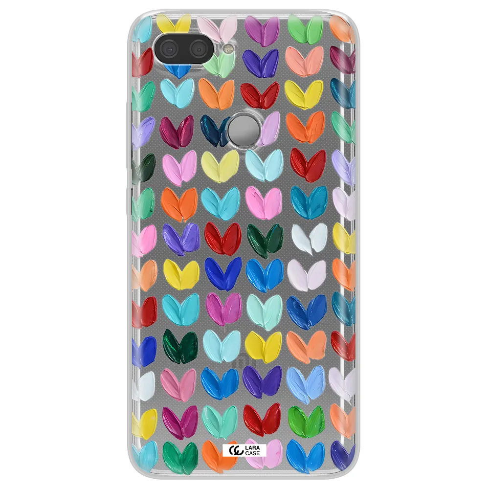 A Close Up Of A Color Palette Xiaomi Mi 8 Lite Clear Tpu Case