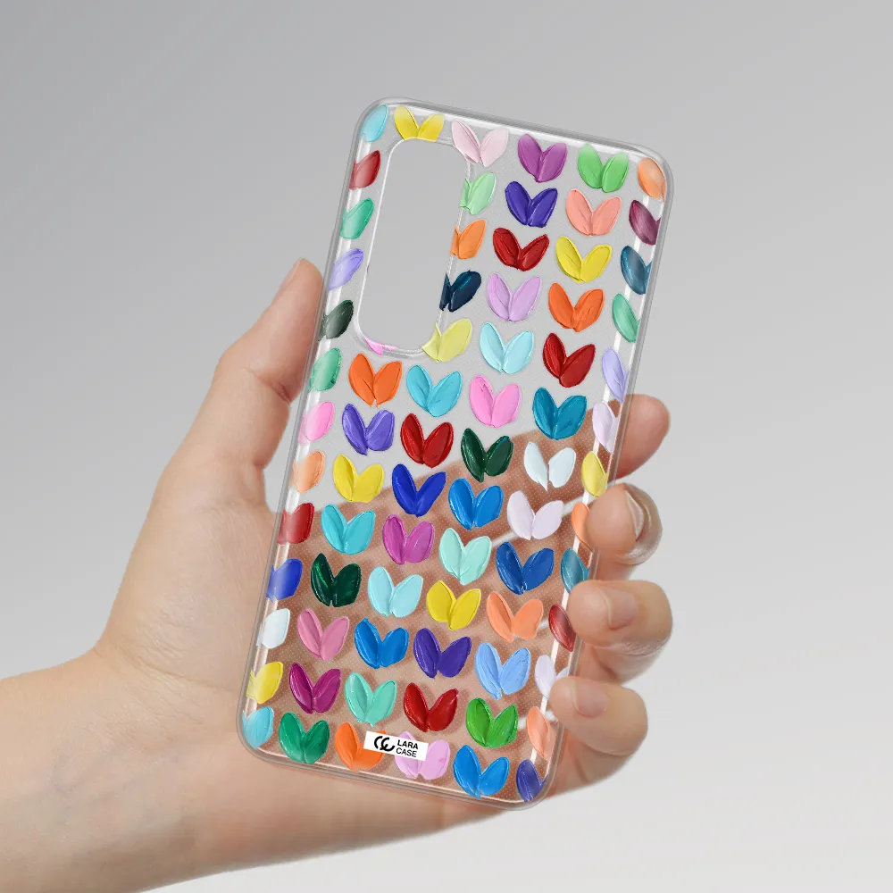 A Close Up Of A Color Palette Xiaomi Mi Note 10 Lite Clear Tpu Case