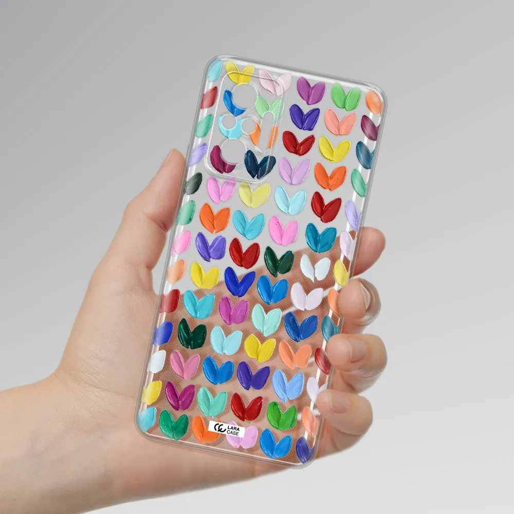 A Close Up Of A Color Palette Xiaomi Note 10 Pro Clear Tpu Case